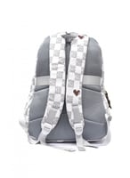 شنطة ظهر مدرسية من القماش على شكل مربعات فريد