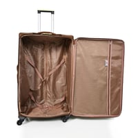 شنطة سفر جلد فاخر من مورانو مقاس 32 أنش بني محروق...