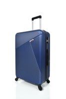 ويفز طقم شنط سفر 3 قطع فايبر فاخر مخطط عصري كحلي