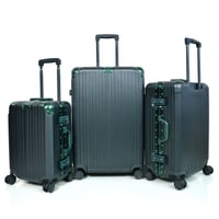 طقم شنط سفر الومنيوممورانو ثلاثة قطع تصميم أنيق وم...