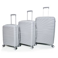 طقم شنط سفر مورانو 3 قطع PP بولي بروبلين غير قابلة...