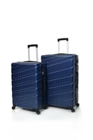 طقم شنط سفر 3 قطع من مورانو بتصميم مموج أزرق