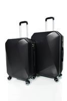 طقم شنط سفر مورانو فايبر بتصميم معين هندسي مكون من...