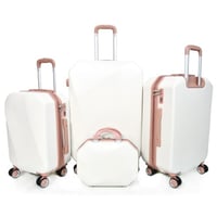 طقم شنط سفر مورانو فايبر بتصميم معين هندسي مكون من...