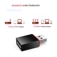 لاقط وموزع شبكة الواي فاي U3 USB