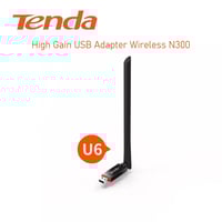 لاقط وموزع شبكة الواي فاي U6 300Mbps USB