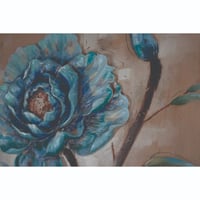 لوحة حائط عصرية كانفس برسم بارز مزودة بإطار خشبي م...