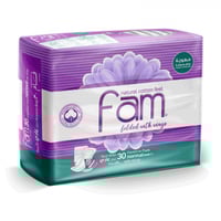 فوط نسائية فام بالاجنحة عادي 30 فوطة