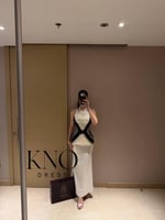 فستان بخامة باربي أنيقة مع دانتيل طرف فخم يمنح إطل...