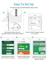 مقوي شبكة بمدى بعيد يصل لقطر 1 كيلو متر iMice Outd...