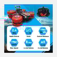 سيارة تحكم عن بعد تيربو – ألعاب أطفال ممتعة وسرعة...