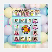 توزيعات العيد – لوحة دوارة بتصميم شخصيات العيد - "...