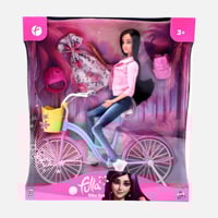 فله - دميه مع الدراجه - للخيال والمغامرات الممتعة!