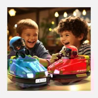 هينقدي - لعبة سيارة المتصادمة ممتصة للصدمات تعمل ب...