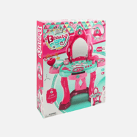 طقم تسريحة أطفال مع إكسسوارات مرآة آمنة