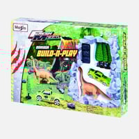 مايستو - مجموعة لعب دينو مع سيارة وديناصور