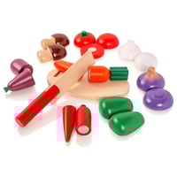 فيجا - مجموعة تقطيع خضروات خشبية - متعددة الالوان