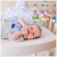 لعبة سرير أطفال موسيقي مع إضاءة ناعمة