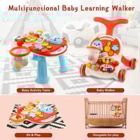 مشاية تعليمية للأطفال متعددة الوظائف 2 في 1