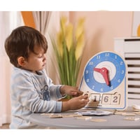 فيجا - تعليم الساعة الخشبية - رقميه