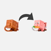 ماين كرافت - لعبة استخراج الوضع المصغر مع شخصية سر...