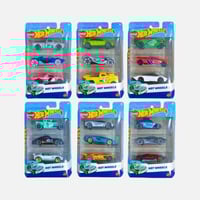 هوت ويلز - سيارات أطفال معدنية صغيرة – مجموعة 3 سي...