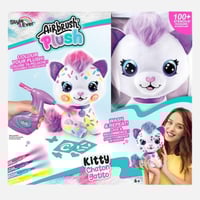 كيتي - لعبة قطط محشوة مع بخاخ هواء – إبداع وغسل مت...