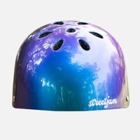 خوذة دراجة لون موف مقاس وسط للأطفال