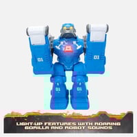 تيمسترز لعبة روبو ريكرز غوريلا سلام مع سيارة – لعب...