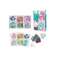 فصوص حورية البحر لاصقة وممتعة اكثر من 500 قطعة - م...