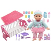 بيبي مزيونة - دميه مع مهد و حامل - 2 في 1