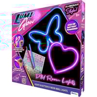 وي كول - أضواء نيون على شكل قلب وفراشة - اصنعها بن...