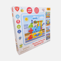 بلاي جو – لعبة تركيب أحجية براغي 64 قطعة لتنمية ذك...