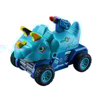 ميبو - مجموعة ألعاب مسار الديناصورات مع سيارات معد...