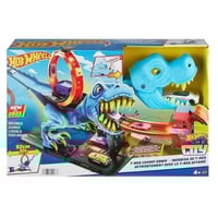 هوت ويلز - مجموعة مضمار مع سيارة لعب واحدة