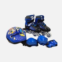 طقم سكيت أطفال مع خوذة وحماية