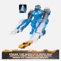 تيمسترز لعبة روبو ريكرز غوريلا سلام مع سيارة – لعب...