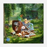 بوب مارت - مجموعة مكعبات قاعدة الغابة السرية من لا...