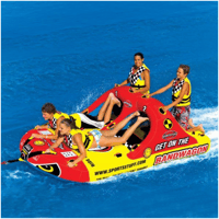 عوامة مائي قابل للنفخ والسحب - عالم الرياضات المائ...