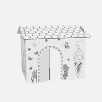 بيت اللعب و التلوين حجم 1 صغير مع 3 ألوان مجانية