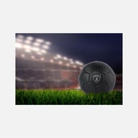 لامبورغيني - كرة قدم أسود مقاس 5 للأطفال