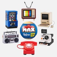 ماكس - زورو بلوكس ريترو سلسلة 1 - لعبة بناء للأطفا...