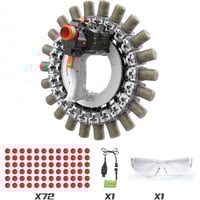 تاك برو بلاستر - مسدسات العاب المحرك مع 72 سهمًا
