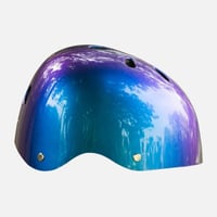 خوذة دراجة لون موف مقاس وسط للأطفال