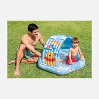 انتيكس - بركة سباحة ويني ذا بوه للأطفال مع مظلة مر...