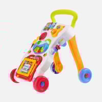 تعليم المشي مع ألعاب أطفال مزودة بموسيقى وإضاءة