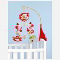 مجموعة العاب سرير أطفال موسيقي متحرك مع ضوء ليلي و...