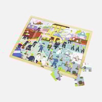 فيجا - لعبة بازل إطفاء الحرائق الخشبية - 48 قطعة