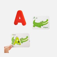 بطاقات فلاش مونتيسوري بالحروف والأرقام | ألعاب تعل...
