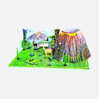 مايستو - مجموعة لعب دينو مع سيارة وديناصور